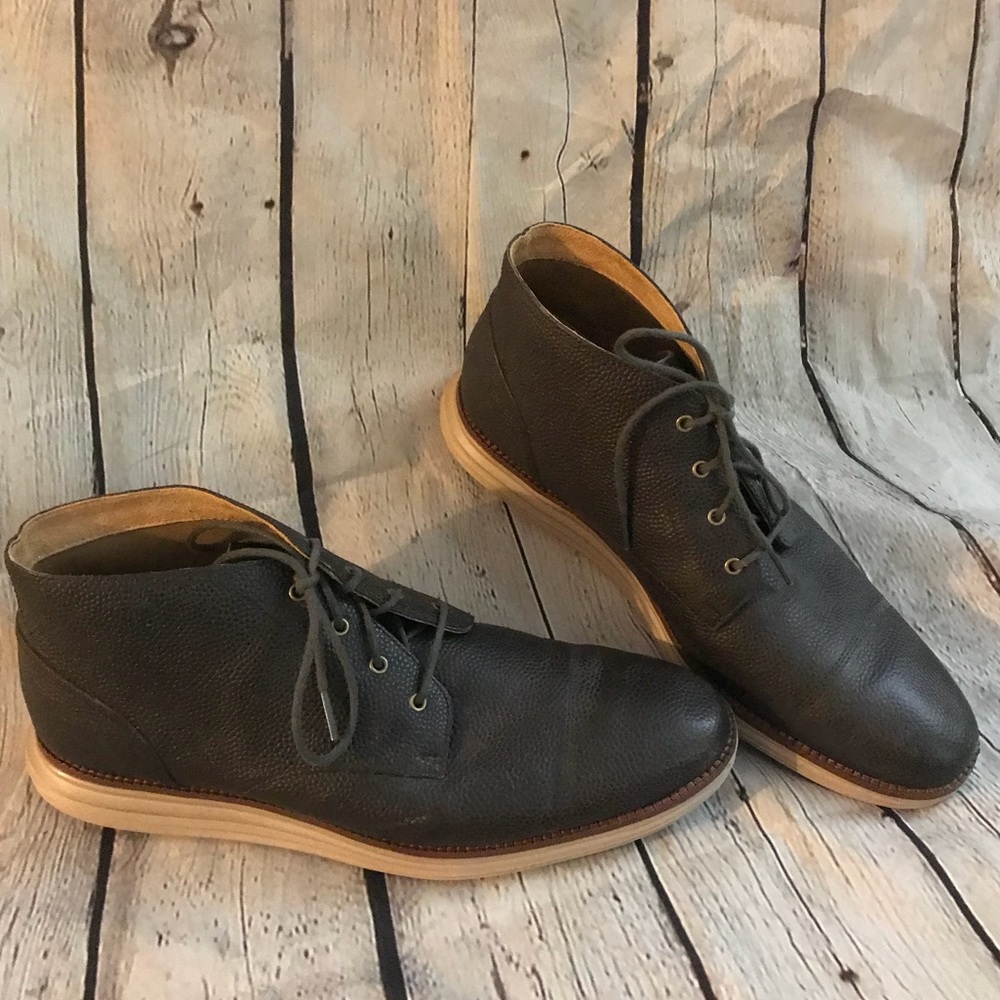 Cole Haan Grand Os Mens Dress Shoes in Dark Brown